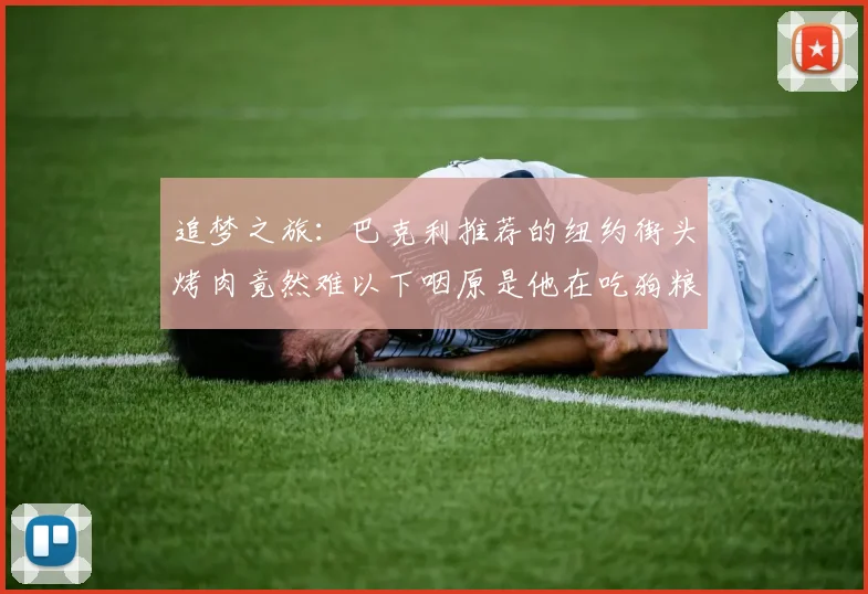 追梦之旅：巴克利推荐的纽约街头烤肉竟然难以下咽原是他在吃狗粮