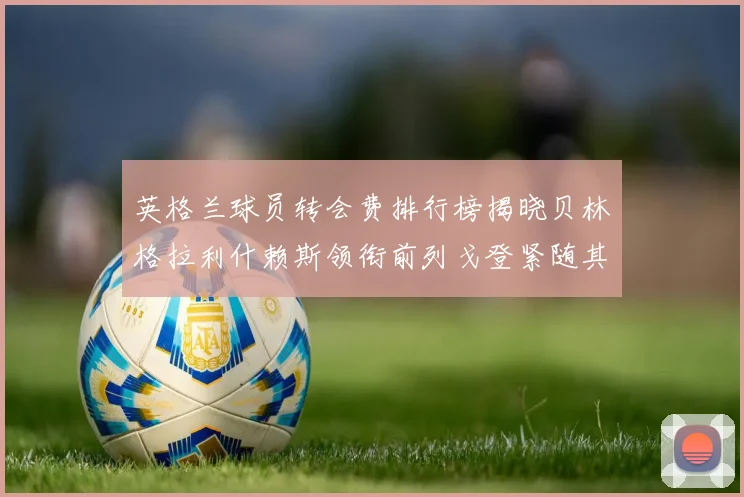 英格兰球员转会费排行榜揭晓贝林格拉利什赖斯领衔前列戈登紧随其后